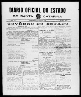 Diário Oficial do Estado de Santa Catarina. Ano 6. N° 1534 de 08/07/1939