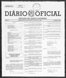 Diário Oficial do Estado de Santa Catarina. Ano 65. N° 15922 de 20/05/1998