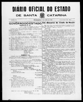 Diário Oficial do Estado de Santa Catarina. Ano 5. N° 1255 de 18/07/1938