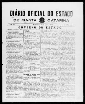 Diário Oficial do Estado de Santa Catarina. Ano 20. N° 4858 de 13/03/1953