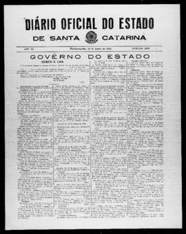 Diário Oficial do Estado de Santa Catarina. Ano 11. N° 2698 de 14/03/1944