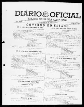 Diário Oficial do Estado de Santa Catarina. Ano 22. N° 5390 de 15/06/1955