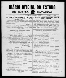 Diário Oficial do Estado de Santa Catarina. Ano 5. N° 1362 de 01/12/1938