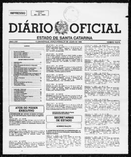 Diário Oficial do Estado de Santa Catarina. Ano 66. N° 16216 de 27/07/1999