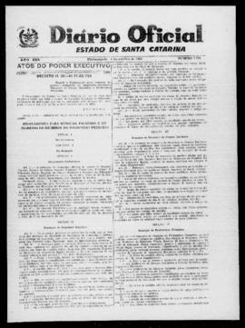 Diário Oficial do Estado de Santa Catarina. Ano 30. N° 7394 de 08/10/1963