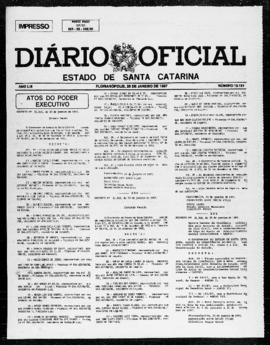 Diário Oficial do Estado de Santa Catarina. Ano 53. N° 13131 de 26/01/1987
