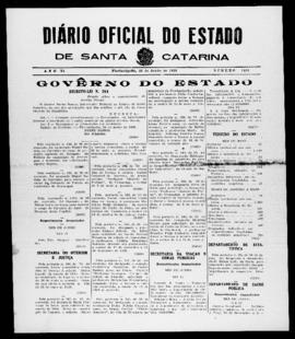 Diário Oficial do Estado de Santa Catarina. Ano 6. N° 1524 de 26/06/1939
