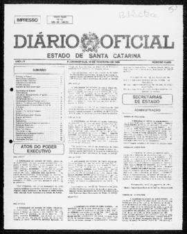 Diário Oficial do Estado de Santa Catarina. Ano 54. N° 13886 de 13/02/1990