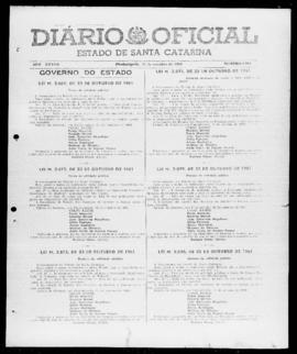 Diário Oficial do Estado de Santa Catarina. Ano 28. N° 6918 de 27/10/1961