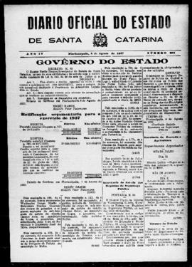 Diário Oficial do Estado de Santa Catarina. Ano 4. N° 988 de 05/08/1937