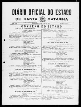 Diário Oficial do Estado de Santa Catarina. Ano 21. N° 5163 de 25/06/1954
