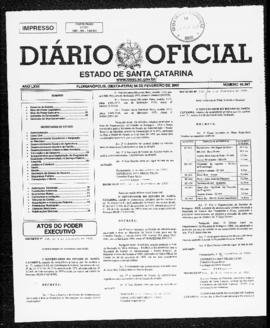 Diário Oficial do Estado de Santa Catarina. Ano 66. N° 16347 de 04/02/2000
