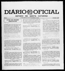 Diário Oficial do Estado de Santa Catarina. Ano 51. N° 12597 de 28/11/1984