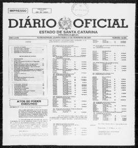 Diário Oficial do Estado de Santa Catarina. Ano 68. N° 16593 de 01/02/2001