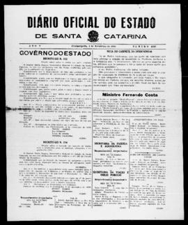 Diário Oficial do Estado de Santa Catarina. Ano 5. N° 1343 de 04/11/1938