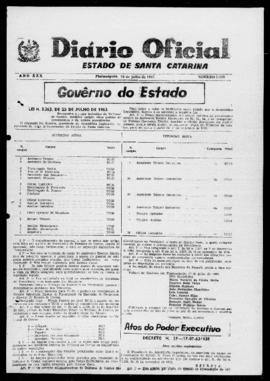 Diário Oficial do Estado de Santa Catarina. Ano 30. N° 7340 de 26/07/1963