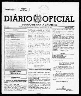 Diário Oficial do Estado de Santa Catarina. Ano 63. N° 15608 de 03/02/1997