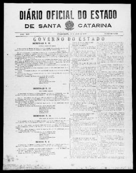 Diário Oficial do Estado de Santa Catarina. Ano 14. N° 3452 de 24/04/1947