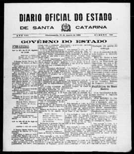 Diário Oficial do Estado de Santa Catarina. Ano 3. N° 709 de 12/08/1936