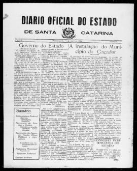 Diário Oficial do Estado de Santa Catarina. Ano 1. N° 38 de 18/04/1934