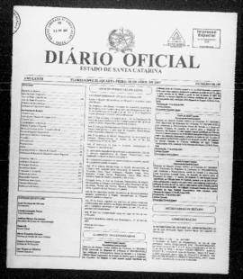 Diário Oficial do Estado de Santa Catarina. Ano 73. N° 18105 de 18/04/2007