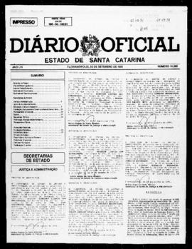 Diário Oficial do Estado de Santa Catarina. Ano 56. N° 14269 de 02/09/1991