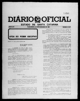 Diário Oficial do Estado de Santa Catarina. Ano 47. N° 11877 de 29/12/1981