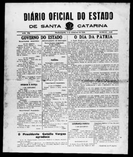 Diário Oficial do Estado de Santa Catarina. Ano 7. N° 1843 de 06/09/1940