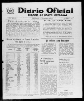Diário Oficial do Estado de Santa Catarina. Ano 29. N° 7195 de 18/12/1962