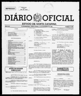 Diário Oficial do Estado de Santa Catarina. Ano 65. N° 16045 de 17/11/1998