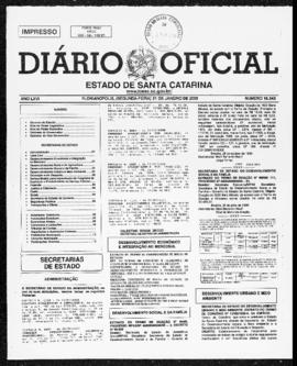 Diário Oficial do Estado de Santa Catarina. Ano 66. N° 16343 de 31/01/2000