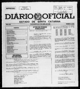 Diário Oficial do Estado de Santa Catarina. Ano 58. N° 14676 de 29/04/1993