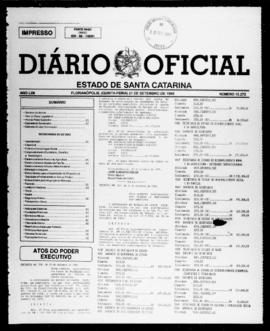 Diário Oficial do Estado de Santa Catarina. Ano 62. N° 15272 de 21/09/1995