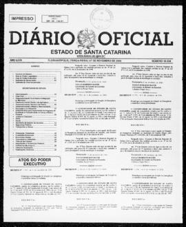 Diário Oficial do Estado de Santa Catarina. Ano 67. N° 16534 de 07/11/2000
