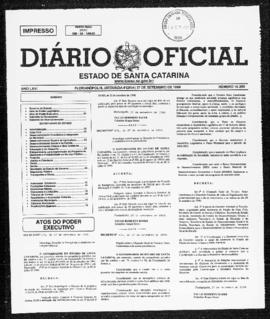 Diário Oficial do Estado de Santa Catarina. Ano 66. N° 16259 de 27/09/1999