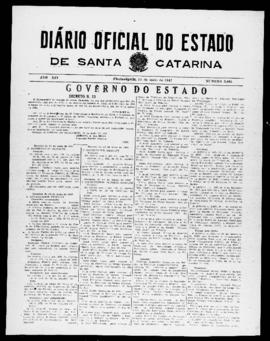 Diário Oficial do Estado de Santa Catarina. Ano 14. N° 3465 de 14/05/1947