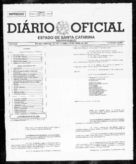 Diário Oficial do Estado de Santa Catarina. Ano 69. N° 16892 de 24/04/2002