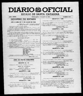 Diário Oficial do Estado de Santa Catarina. Ano 27. N° 6601 de 15/07/1960
