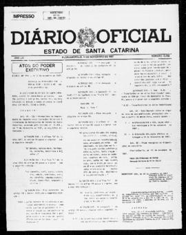 Diário Oficial do Estado de Santa Catarina. Ano 53. N° 13332 de 17/11/1987