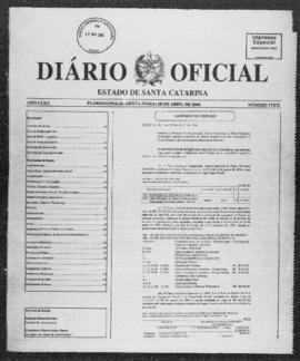 Diário Oficial do Estado de Santa Catarina. Ano 72. N° 17872 de 28/04/2006