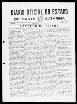 Diário Oficial do Estado de Santa Catarina. Ano 20. N° 5065 de 27/01/1954