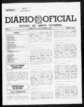 Diário Oficial do Estado de Santa Catarina. Ano 56. N° 14381 de 11/02/1992