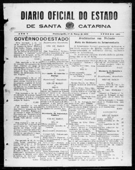 Diário Oficial do Estado de Santa Catarina. Ano 5. N° 1163 de 18/03/1938