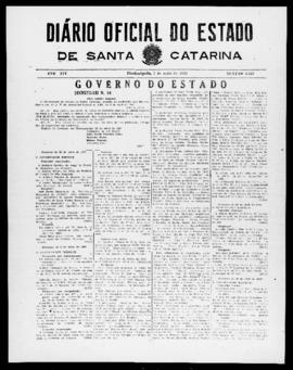 Diário Oficial do Estado de Santa Catarina. Ano 14. N° 3457 de 02/05/1947