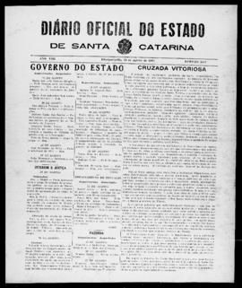 Diário Oficial do Estado de Santa Catarina. Ano 8. N° 2087 de 29/08/1941