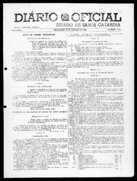 Diário Oficial do Estado de Santa Catarina. Ano 31. N° 7647 de 23/09/1964