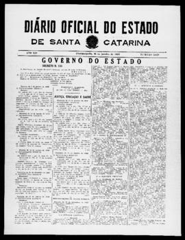 Diário Oficial do Estado de Santa Catarina. Ano 14. N° 3628 de 16/01/1948