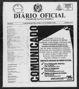 Diário Oficial do Estado de Santa Catarina. Ano 75. N° 18732 de 17/11/2009