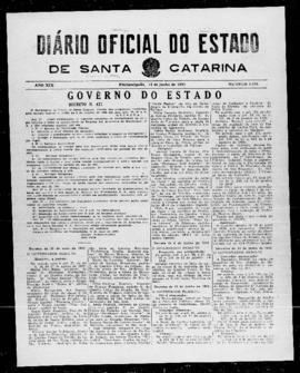 Diário Oficial do Estado de Santa Catarina. Ano 19. N° 4676 de 13/06/1952