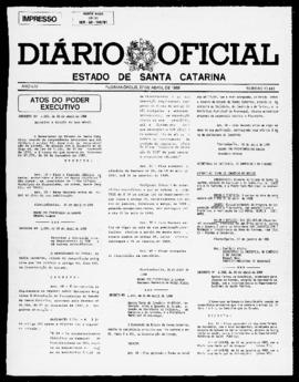 Diário Oficial do Estado de Santa Catarina. Ano 54. N° 13441 de 27/04/1988